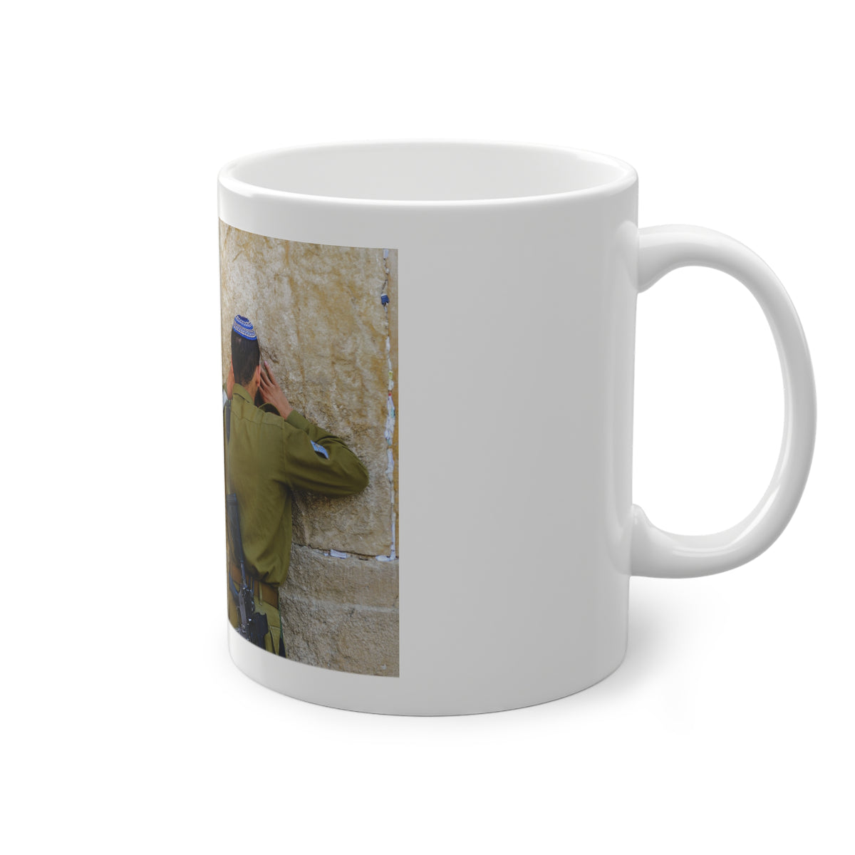 Western Wall (Kotel) Prayer Photo Mug - Jerusalem